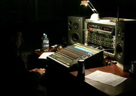 Andrew Goodman-Jones at the controls