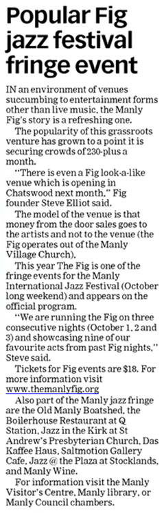 MD 24/9/10 Fringe Event at the Jaz festival