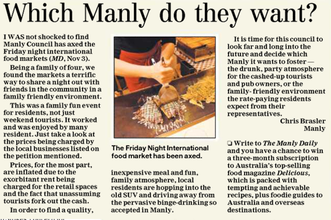 Letter to the Editor MD 5 Nov, 2010